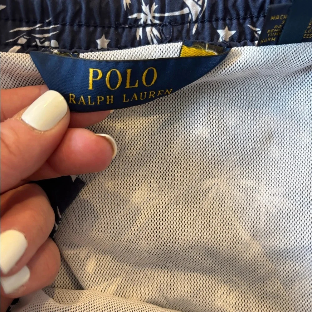 Men’s Polo Ralph Lauren drawstring swim trunks size L - Picture 5 of 6